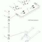 A16SXE95AG/AR/D95A9 SPORTSMAN 1000 XP Suspension, stabilizer bar