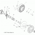 A15S6A76FA FOREST 800 6X6 Вторичная муфта сцепления