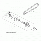 A16YAK09AF OUTLAW 90 Сцепление