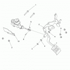 R15RTAD1AA/EA/ED1EA RANGER 1000 DIESEL Brakes, pedal and master cylinder mounting