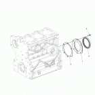 R15RTAD1AA/EA/ED1EA RANGER 1000 DIESEL Engine, crankshaft oil seal flange
