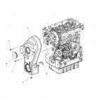 R15RTAD1AA/EA/ED1EA RANGER 1000 DIESEL Engine, timing system guard