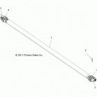 R15RTAD1AA/EA/ED1EA RANGER 1000 DIESEL Кардан передний