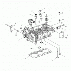R15RTAD1AA/EA/ED1EA RANGER 1000 DIESEL Engine, cylinder head and precombustion chamber