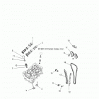 A16DAE87AL  900 ACE EFI EPS Engine, valves and camshafts