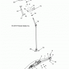 R15RUA87/E87/YAA/ZAC RANGER CREW 900 ALL OPTIONS Steering, steering asm. (non eps)