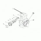 R17RNA57A1/A9/EAM RGR 570 EFI CREW Engine, throttle body and fuel rail