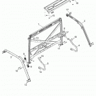 R151DPD1AA/2D RANGER HST Chassis, cab frame
