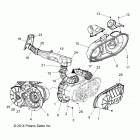 R15RTAD1AA/EA/ED1EA RANGER 1000 DIESEL Body, clutch cover and ducting