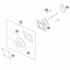 TC 85 ENGINE Reed valve housing