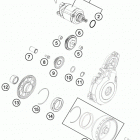 FE 350 ENGINE Электрический стартер