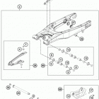 TC 125 CHASSIS Бугель