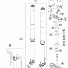 FC 250 CHASSIS Передняя вилка