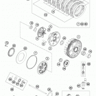 FE 501S ENGINE Сцепление
