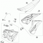 FC 250 CHASSIS Бак,сидение