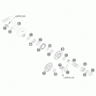 TE 125 ENGINE Кик стартер