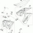 TC 125 CHASSIS Бак,сидение