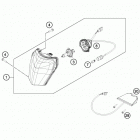 TE 125 CHASSIS Фара