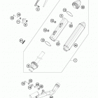 FC 250 CHASSIS Глушитель