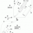 TC 85 CHASSIS Глушитель