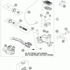 FE 350S CHASSIS Главный цилиндр тормозной