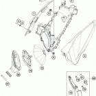 TE 250 CHASSIS Воздушный фильтр