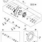 FE 250 CHASSIS Заднее колесо