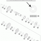 TC 250 ENGINE Трансмиссия 2-контрпривод