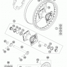 TC 85 CHASSIS Заднее колесо