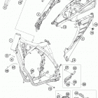 TE 250 CHASSIS Рама