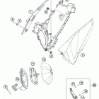 FE 350S CHASSIS Воздушный фильтр