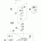 FE 250 CHASSIS Тормозной цилиндр задний