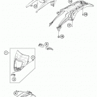 TE 125 CHASSIS Обтекатель , крылья