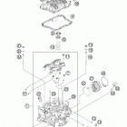 FE 350 ENGINE Головка цилиндра