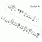 FE 350 ENGINE Трансмиссия 2-контрпривод