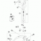 TC 85 CHASSIS Тормозной цилиндр задний