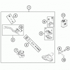 TC 85 CHASSIS Главный цилиндр тормозной