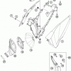 TC 250 CHASSIS Воздушный фильтр
