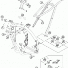 TC 85 CHASSIS Frame, sub frame