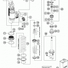 FE 250 CHASSIS Амортизатор в разборе