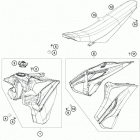 FE 350S CHASSIS Бак,сидение