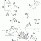 FE 501S ENGINE Корпус Дросселя