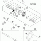 FE 350S CHASSIS Заднее колесо