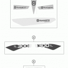 TE 300 CHASSIS Наклейки