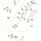 FC 450 CHASSIS Глушитель