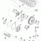 FE 250 ENGINE Сцепление