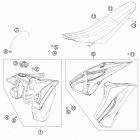 FE 250 CHASSIS Бак,сидение
