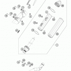 FC 450 CHASSIS Глушитель