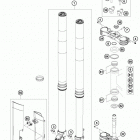 FE 250 CHASSIS Передняя вилка