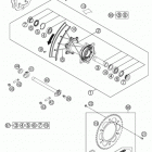 FC 250 CHASSIS Заднее колесо